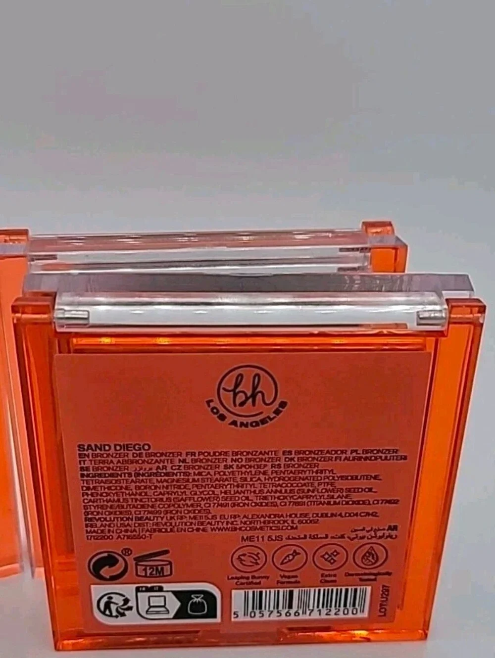 NEW 3x BH Los Angeles Full Heat Matte Bronzer Sand Diego 0.22 oz SEALED